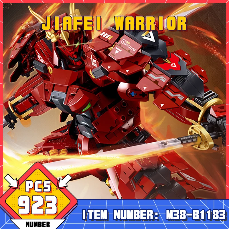 

Sluban Full Range Anime Figure Robot Moc Bricks Toys Ideas Movie Action Mecha Warrior Assembly Model Desktop Decoration Toys