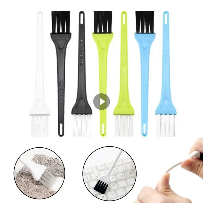 1pc Small Cleaning Brushes For Household Cleaning/Razor/Keyboard/House Crevice Cleaning Hook Design Durable Multi-color Optional