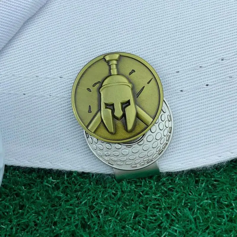 Magnetic Hat Clip Golf Metal Golf Ball Marker With Hat Clip Golf Accessories For Men Women Golfer Removable Attaches Easily To