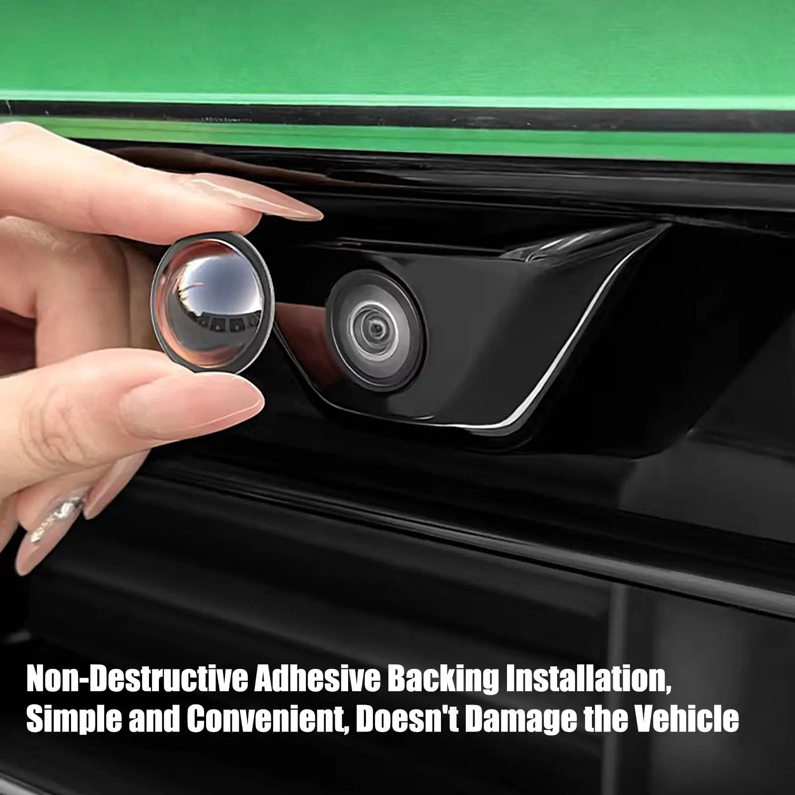 2pcs Backup Camera Cover Protective Adhesive Car Backup Camera Protector Lens Cover For Vehicle Truck Rv Sedan Men Women