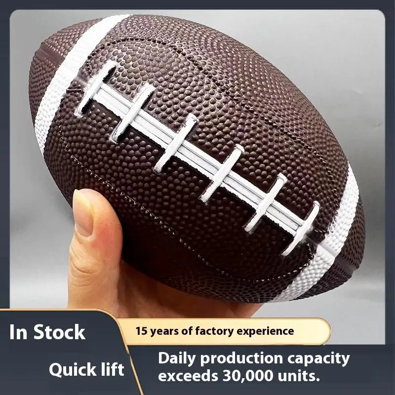 

[YY999] Inflatable PVC Football Soccer Rugby Sports Ball for Men Women Children - Standard Size Sporting Good