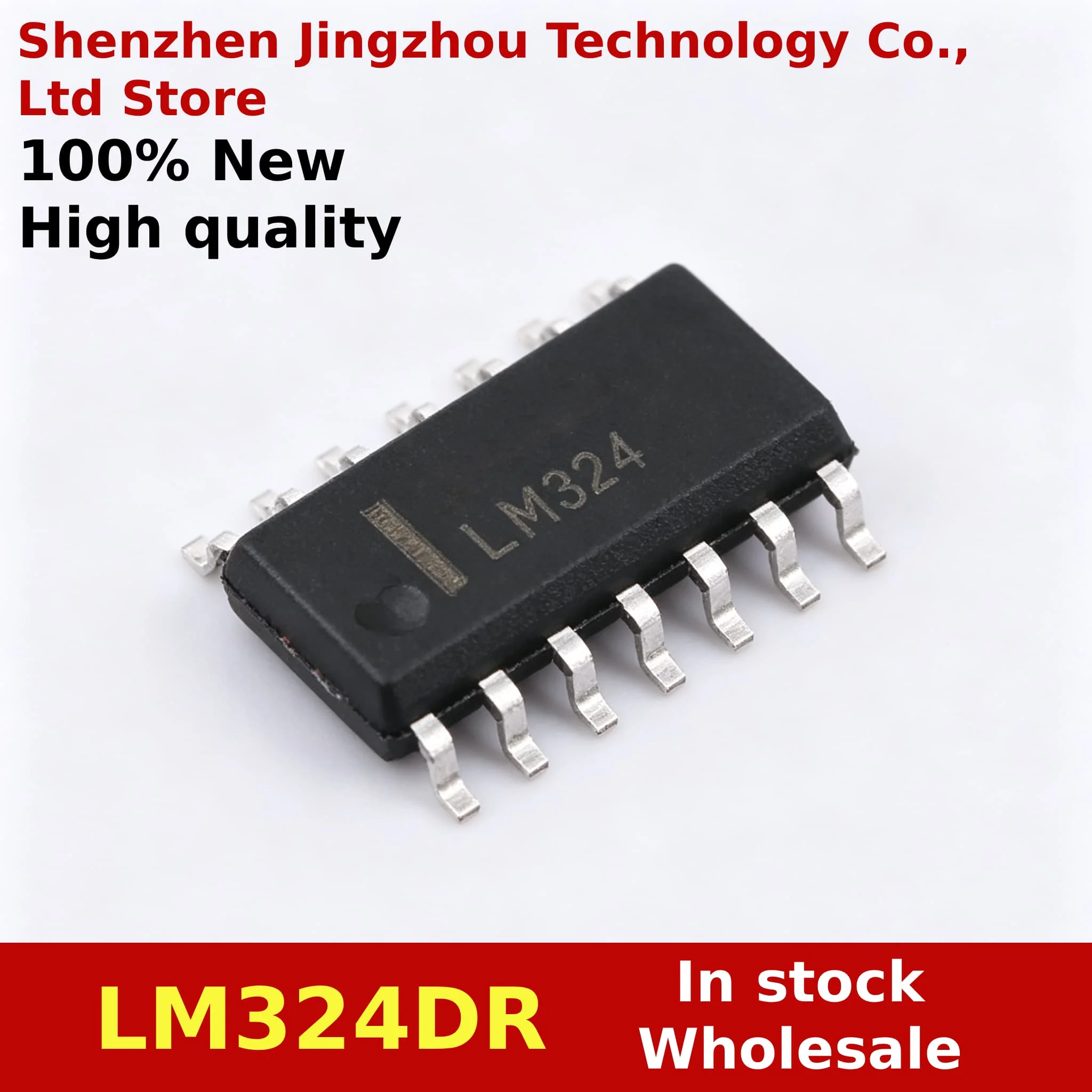 (50/100PCS) 100% New LM324 LM324DR Quad Operational Amplifier Chip SMD SOP14 Chip In Stock