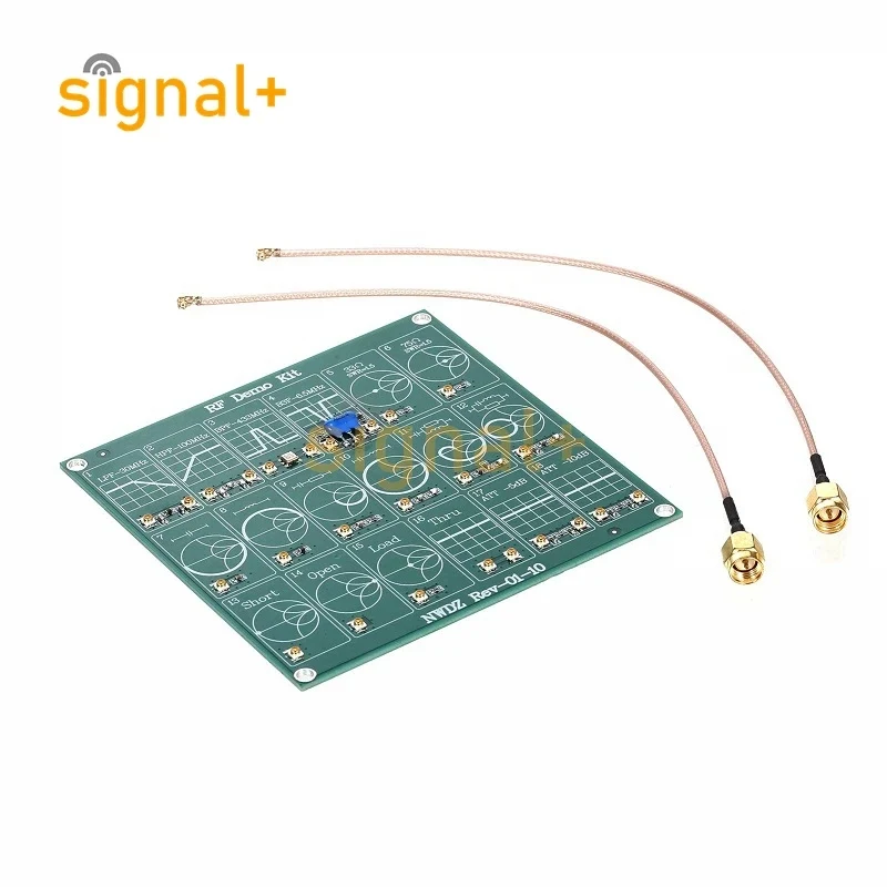 RF Demo Kit for NanoVNA VNA RF Test Board Vector Network Test Filter / Attenuator Network Analyzers Electrical Instruments