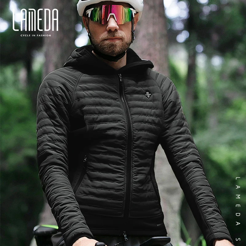 

Lameda Men Winter Cycling Jackets Windproof And Warm Cotton Clothing Long-sleeved Jacket Mtb Cycling Clothing Winter