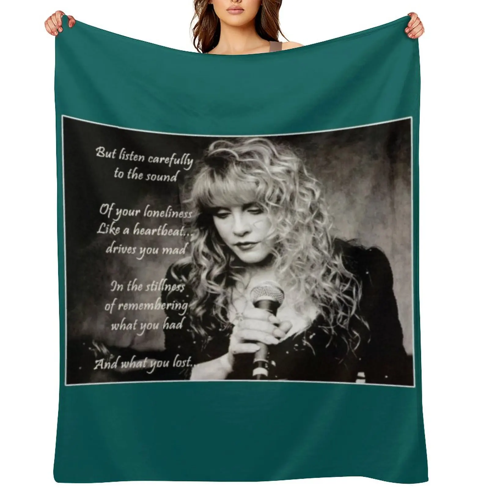 

Stevie Nicks Vintage Love Music Stevie Nicks Songs Cool Design Throw Blanket Kid'S For Decorative Sofa Single Large Blankets