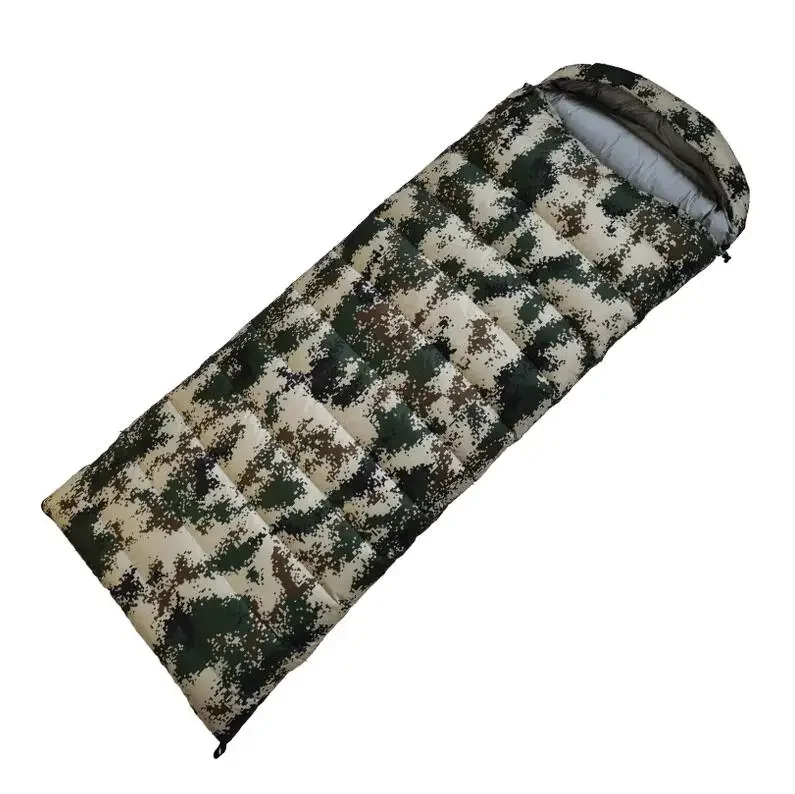 New Design Bag Camping Kit Camouflage Ultralight Camping New Down Sleeping Bag