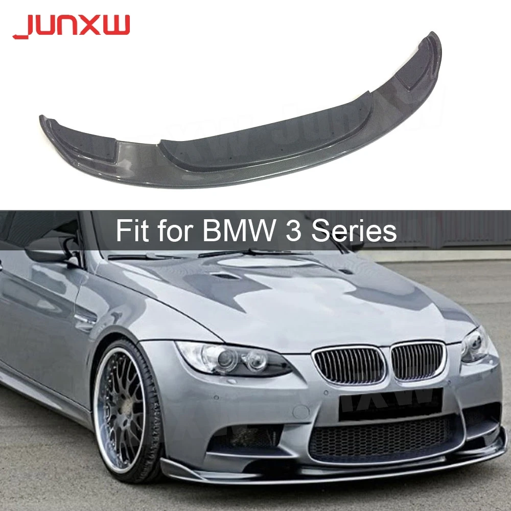 

For 3 Series Carbon fiber front lip Spoiler for BMW E90 E92 E93 M3 2009-2012 HM Style Head Bumper Chin Guard Car Styling