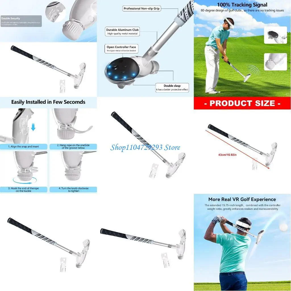 

Y2GD Direct current Use Golfing Handle Permanent Building for Search 3S Golfing Contests Play