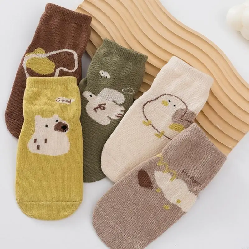 

Дышащие хлопковые носки для младенцев Детские носки с эластичной посадкой на щиколотке