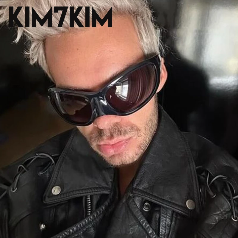 Y2K Punk Katzenaugen-Sonnenbrille für Damen und Herren 2026 Luxusmarke Trendige Sonnenbrillen Vintage Übergroße Steampunk-Brille Gafas De Sol – Detail 4
