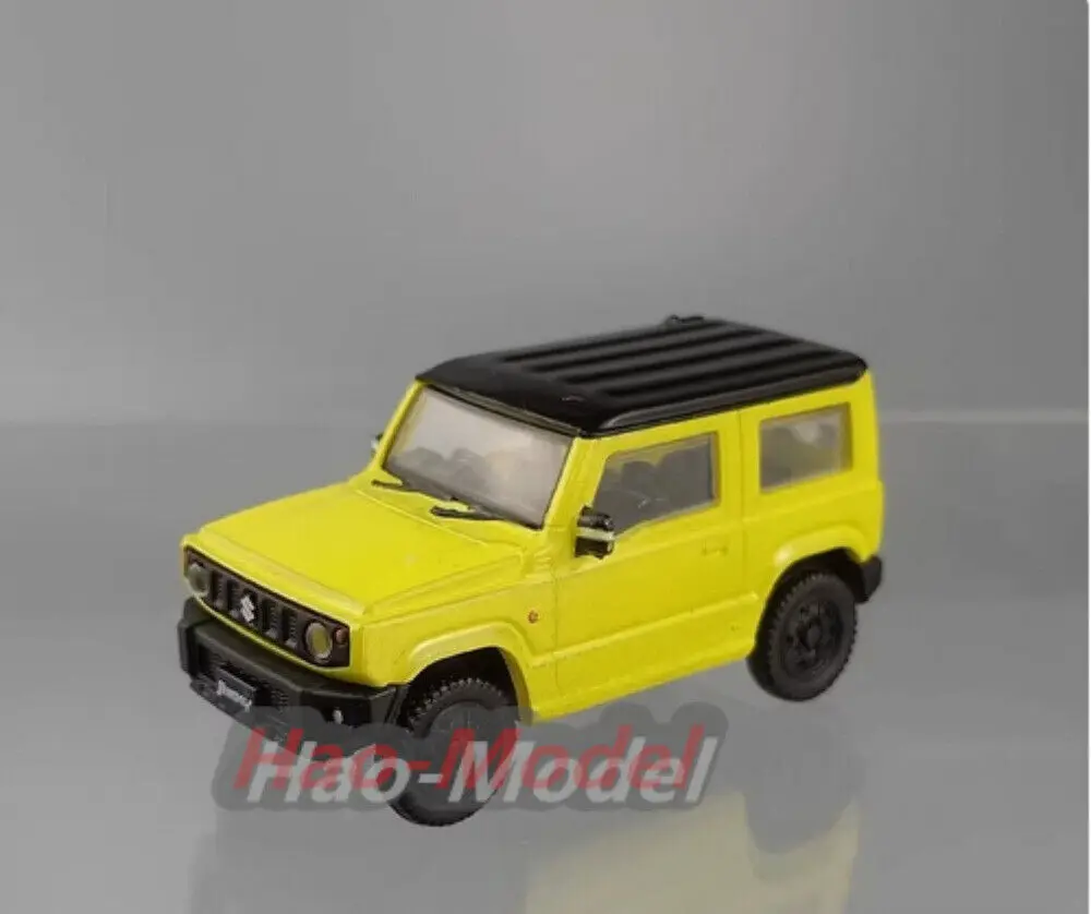 BM Creations 1/64 For SUZUKI Jimny Metal Diecast Model Car Simulation Toys Boys Birthday Gifts Hobby Display Collection Yellow