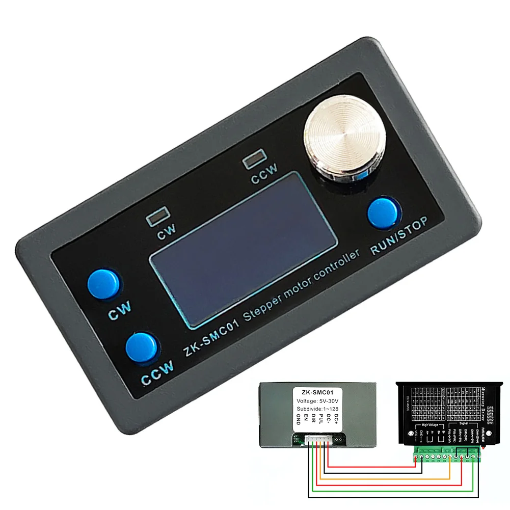 DC 5-30V Stepper Motor Controller, Adjustable Motor Control Module With Display Tool Accessories High-quality