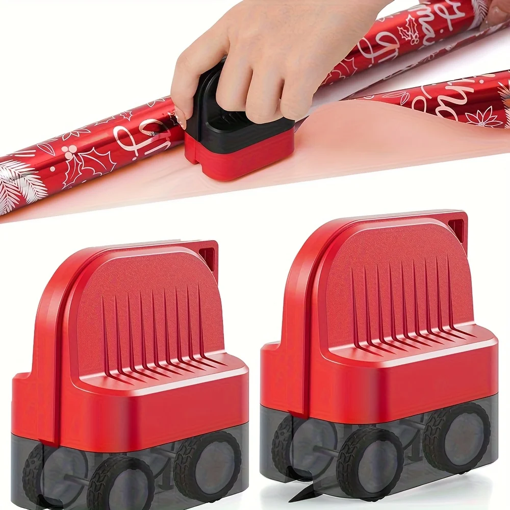1pc Writing Paper Cutter Cylindrical Paper Cutter Christmas Gift Wrapping Paper Cutting Worker
