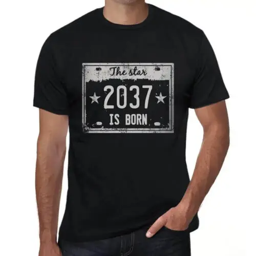 Heren Grafisch T-Shirt De Ster Wordt Geboren in 2037 – The Star Is Born in 2037