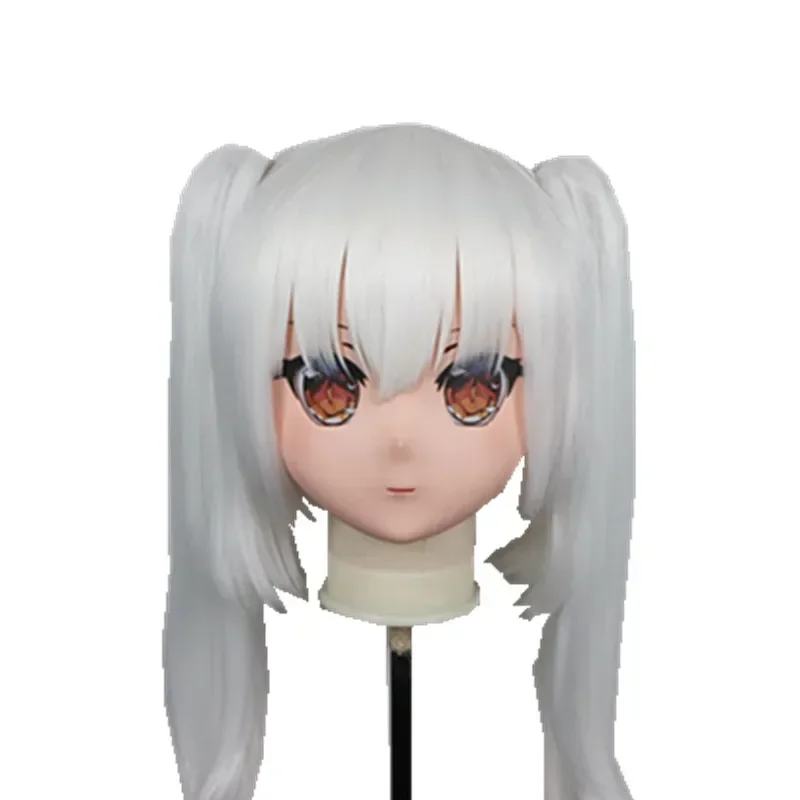 (B88) Customized Lifesize Mask Crossdressing with Backshell Silicone Anime Kigurumi Mask Cosplay