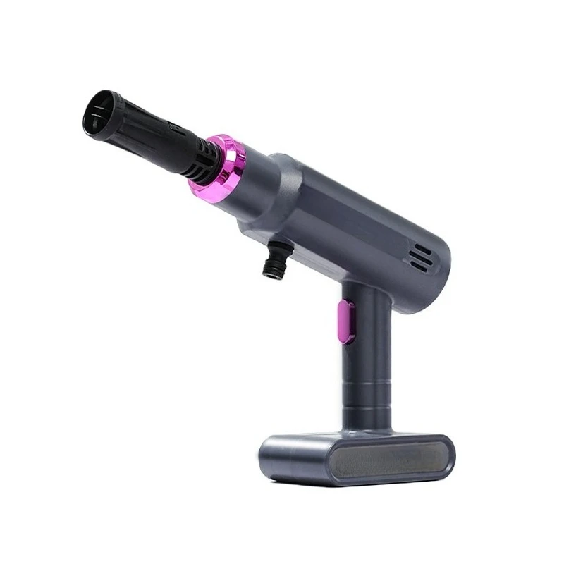 Cordless Car Washer Gun High Pressure Water Gun Lithium Battery Powered Sprayer for Car Cleaning Watering Plants Garden Tool