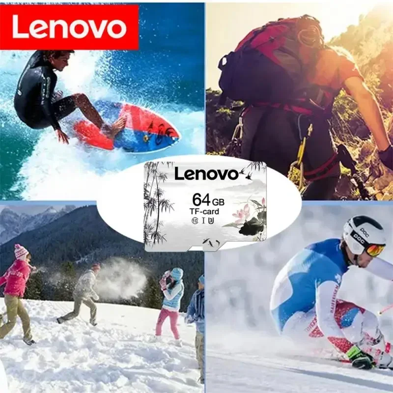 Lenovo Memory Card Mini 128GB Micro Card Class 10 256GB U3 4K Ultra High Speed SD TF Flash Card 512GB 1TB 2TB For Camera PC