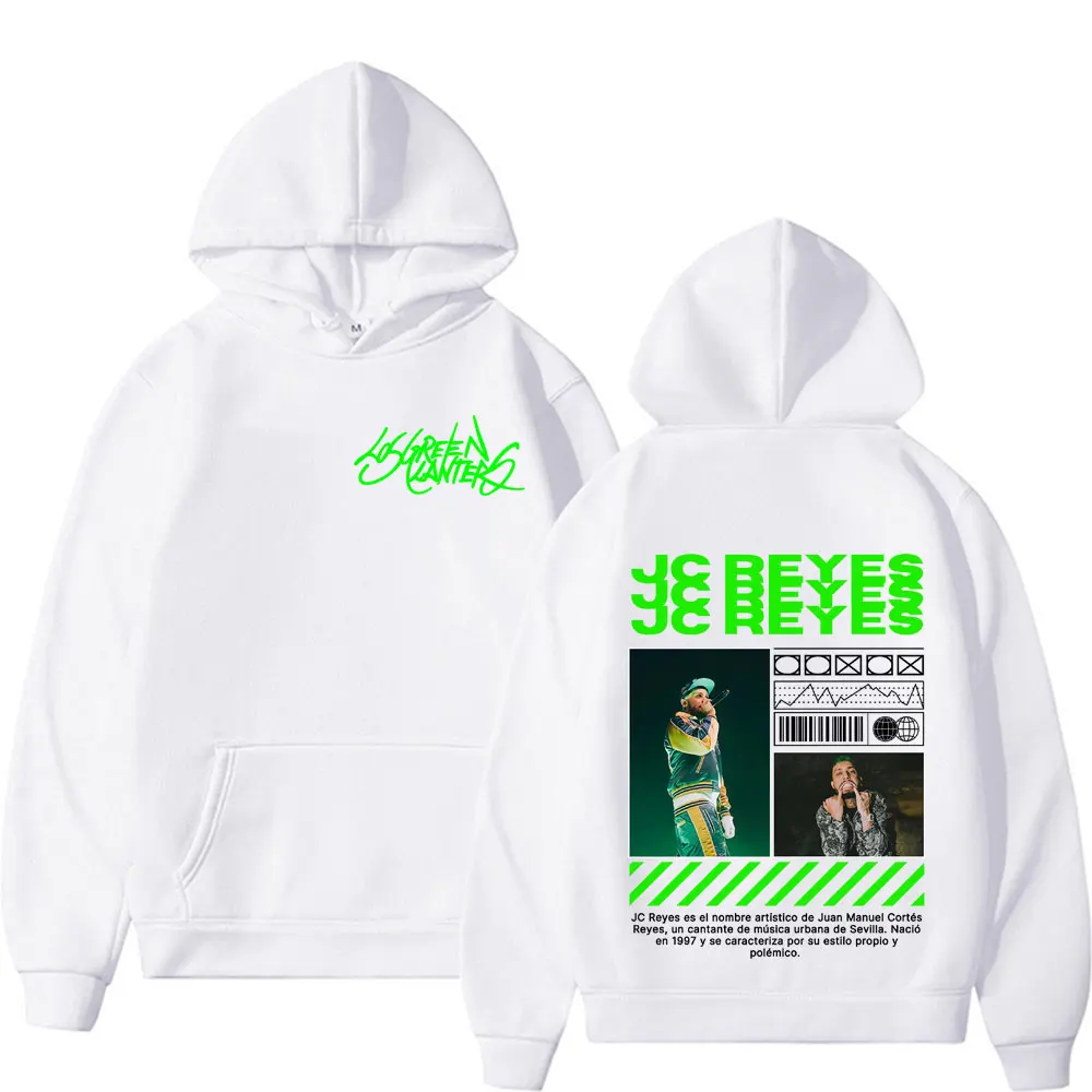 Rapper Jc Reyes Album 2025 Tour Merch Pullovers Men Women Fashion Hip Hop Vintage Hoodie Streetwear High Quality Sweatshirt Tops