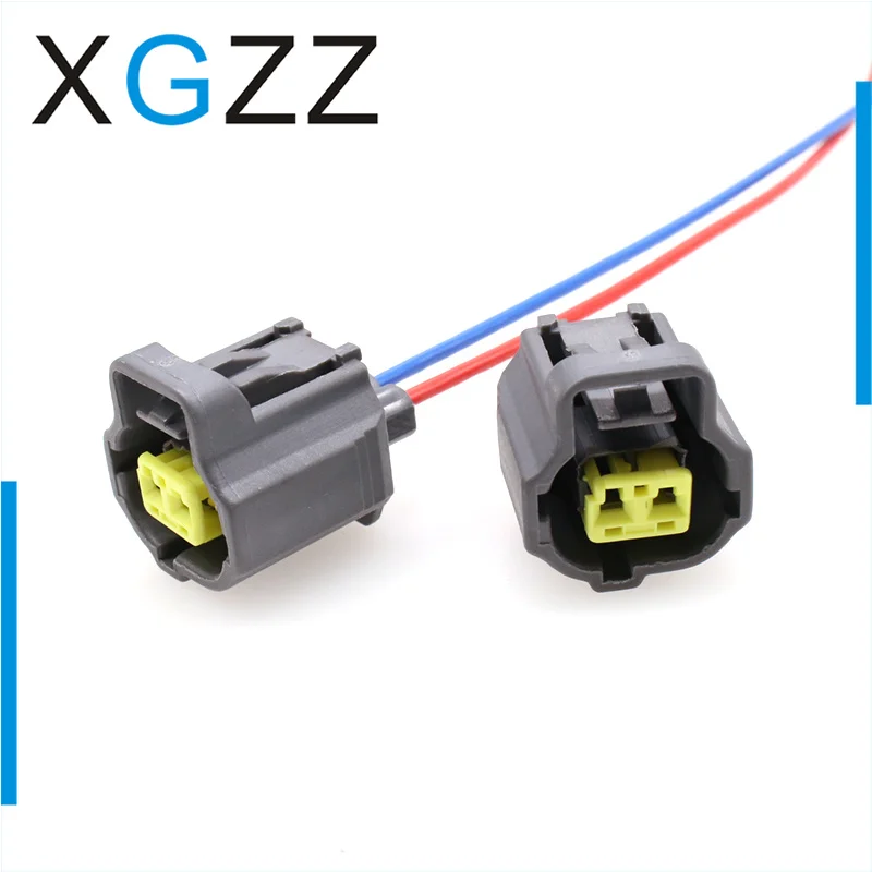 

184008-1 Automotive connector plug with terminal 2P gray wire harness 15CM