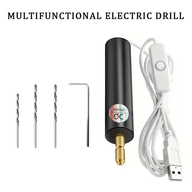 Handheld Mini USB Rotary Engraving Pen DIY Tool For Epoxy Resin Jewelry Making Wood Craft Carving Polishing Drilling