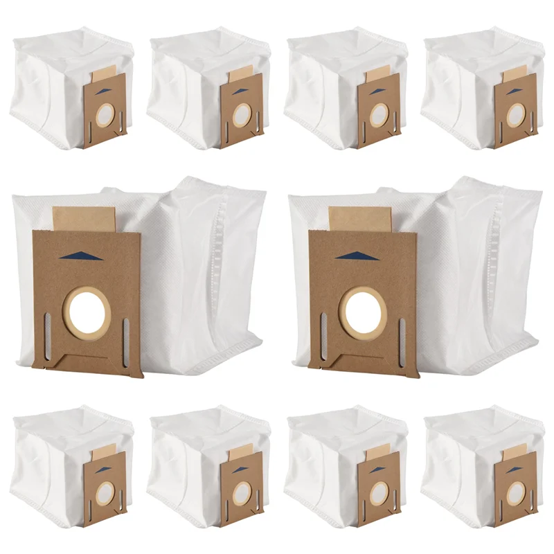 

A89X 10 упаковок мешков для пылесоса для ECOVACS DEEBOT N8+ N8 Pro+ T8 T8+ T8 AIVI T8 AIVI+ T8 MAX T9+ Сменные мешки для пыли