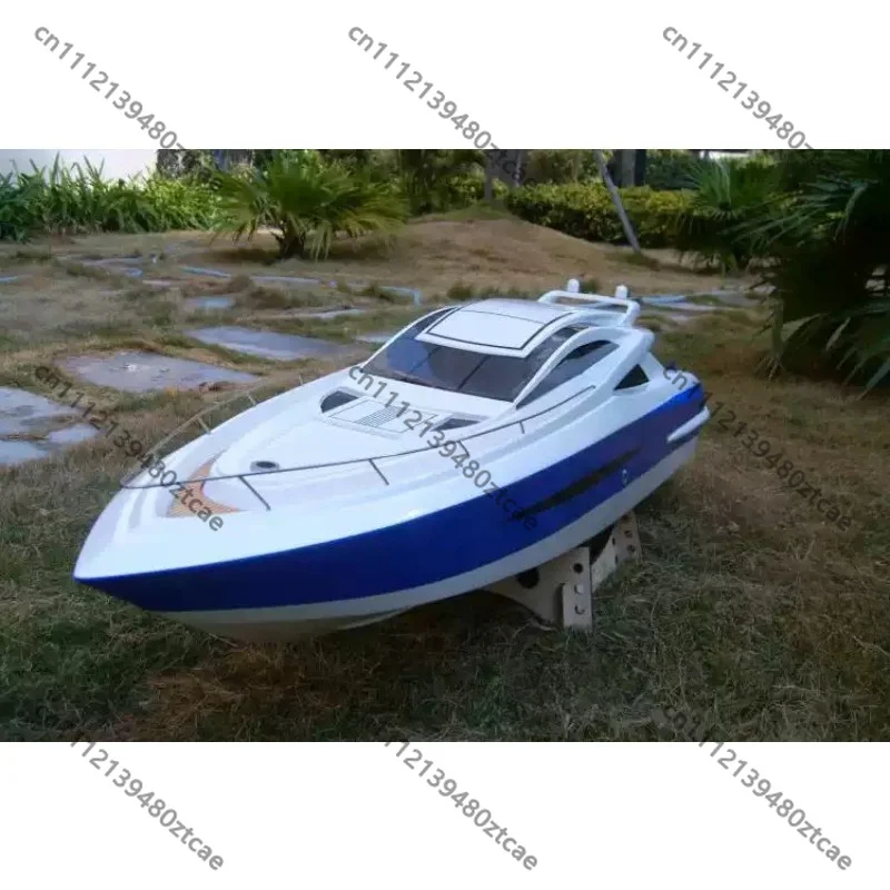 RC Simulation Luxury Yacht Model, High‑Speed  Speedboat With 30CC Engine, Non‑Passenger Hobby Model Boat