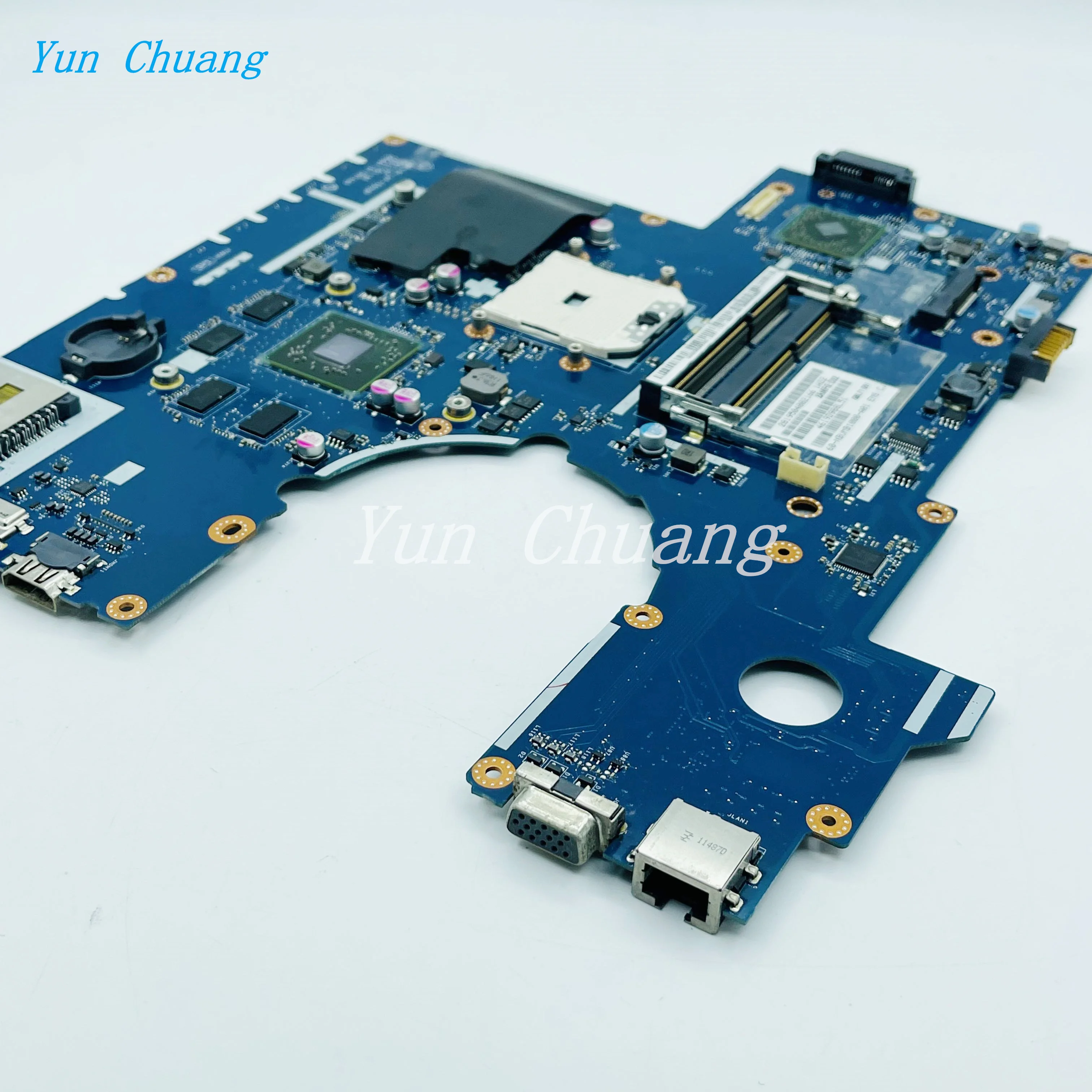 Imagem -03 - Laptop Motherboard Mainboard para Asus K73t K73ta X73t K73tk K73t Motherboard Hd7670m 1g Gpu Ddr3 Qbl70 La7553p R73t