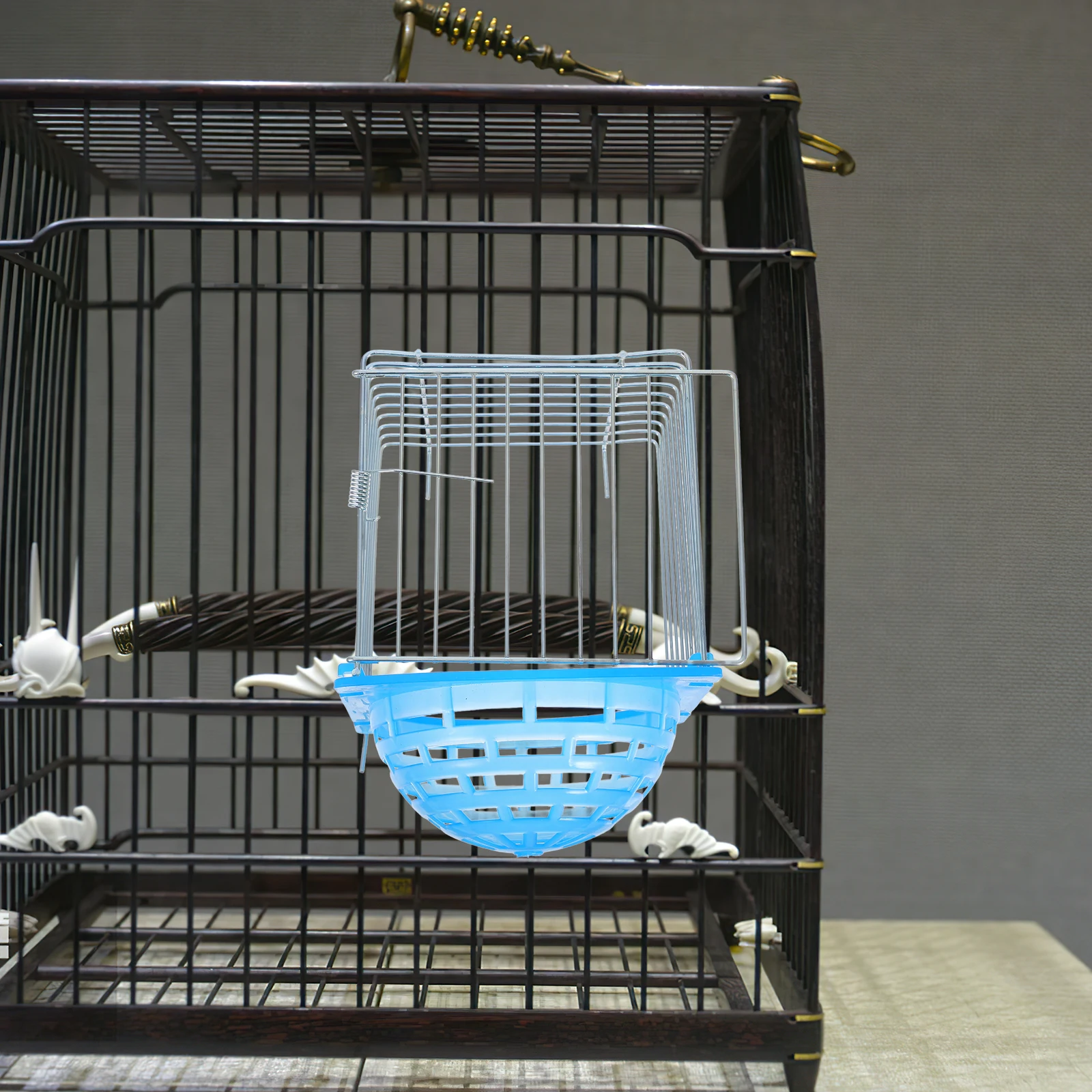 

Bird Nest Breeding Box for Parakeets Chickadee Cages Hummingbird Houses Birdhouse Kits Hatching Nest Versatile Cage Air