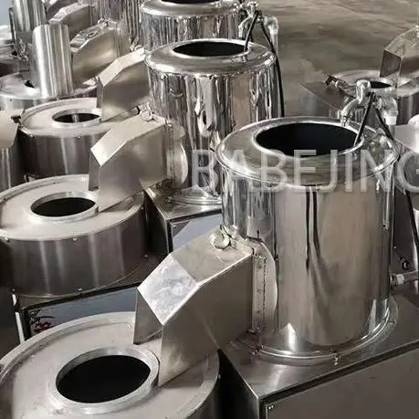 Stainless Steel Fully Automatic Potato Peeling And Cleaning Machine Durable Vegetable Slicer for Onion And Other Vegetables