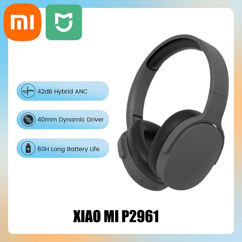 Xiaomi Mijia Wireless Headphones P2961 Bluetooth 5.3 Portable Earphone For Samsung Iphone Stereo Headset Game Earbuds With Mic