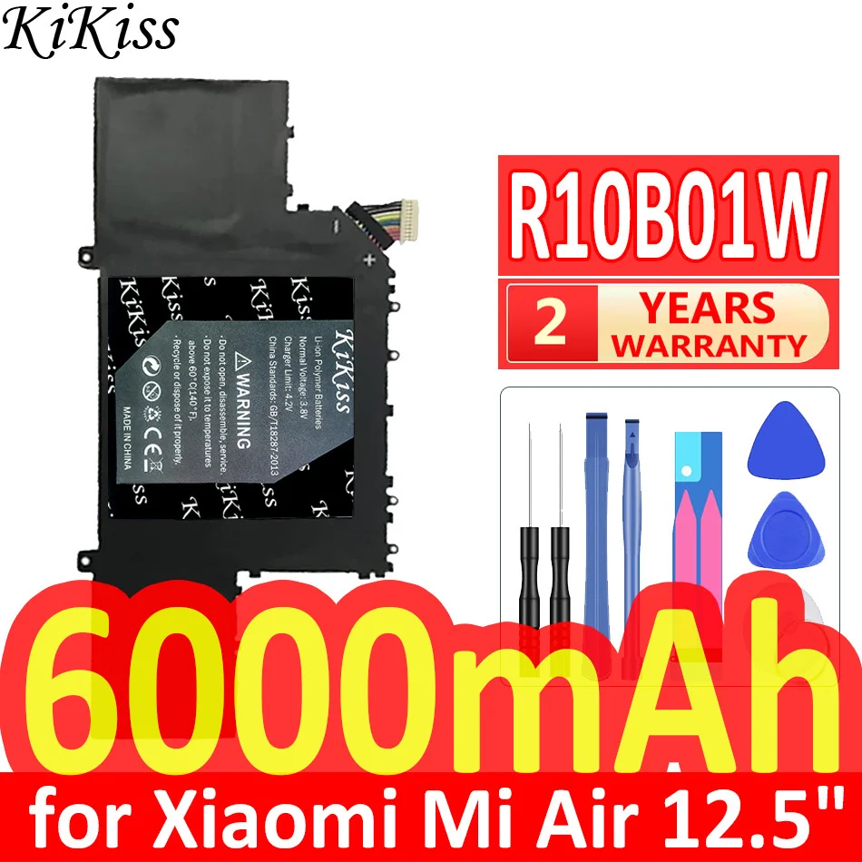 

Мощная батарея 6000 мАч KiKiss R10B01W для Xiaomi Mi Air серии 12,5"