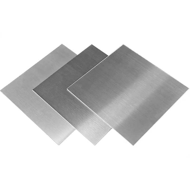 304 Stainless Steel Sheet Plate 0.3mm 0.5mm 0.8mm 1mm 1.5mm 2mm 3mm Thickness 100-500mm DIY Square Metal Polished Plate