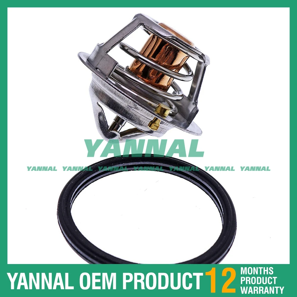 Long Time Aftersale Service 71 °C Thermostat for Yanmar 3TNA72E-YL 3TNA72E-UNS 3TNA72E-UAS 3TNA72E-S Engine