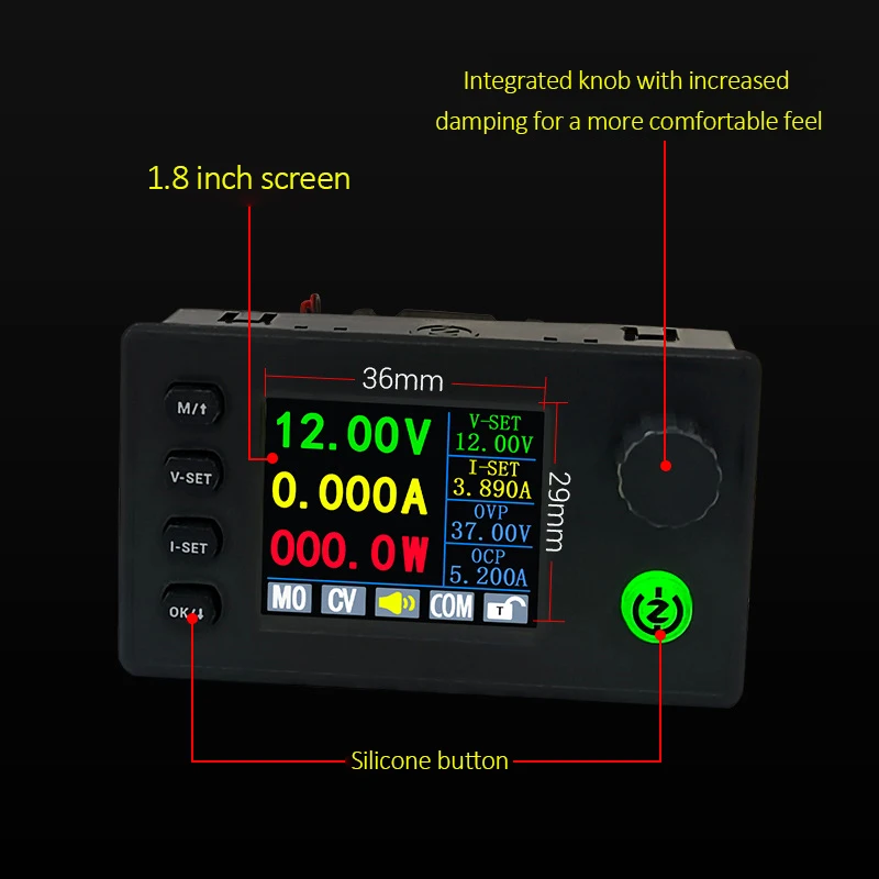 SK40/SK90 Przetwornica DC Buck Boost 40W/90W Moduł zasilania CC CV 0.5-36V 5V 6V 12V 24V Regulowany regulowany zasilacz laboratoryjny