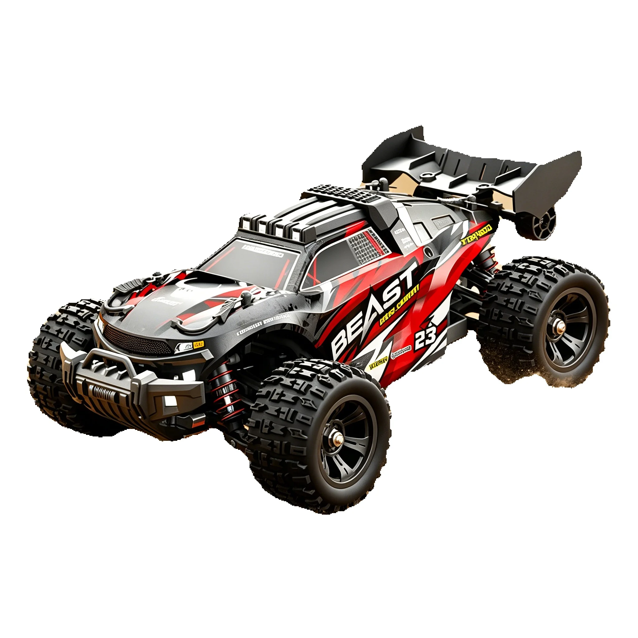 4WD Take Control Auto 1:18 Hochgeschwindigkeits-Offroad-Rennwagen 60 km/h mit bürstenlosem ESC-Motor und Head-Up-Display