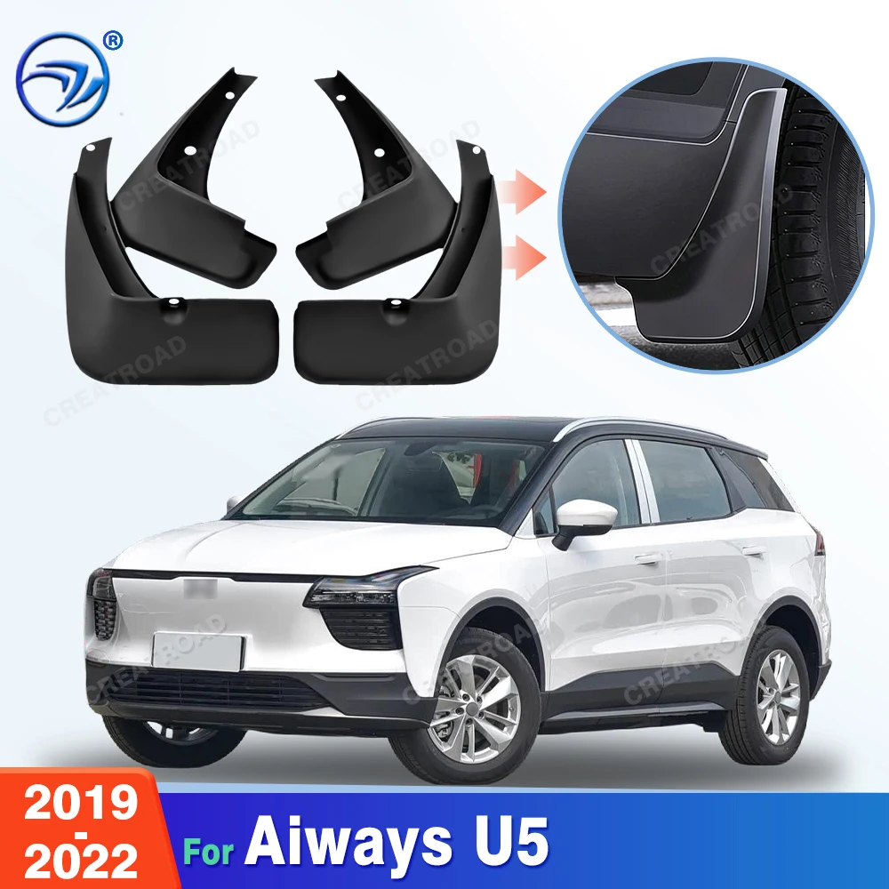 For Aiways U5 2019 2020 2021 2022 Fender Mudflaps Splash Guards Mudguards Mud Flaps Car Accessories