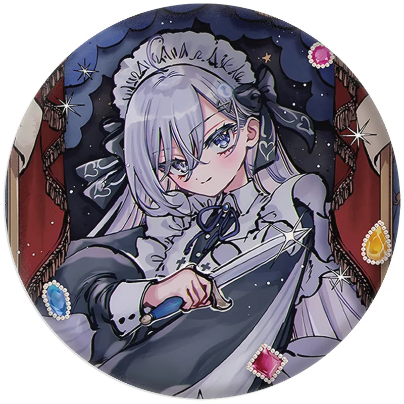 SHIBOYUGI: Playing Death Games to Put Food on the Table 58mm pin badge iron icons