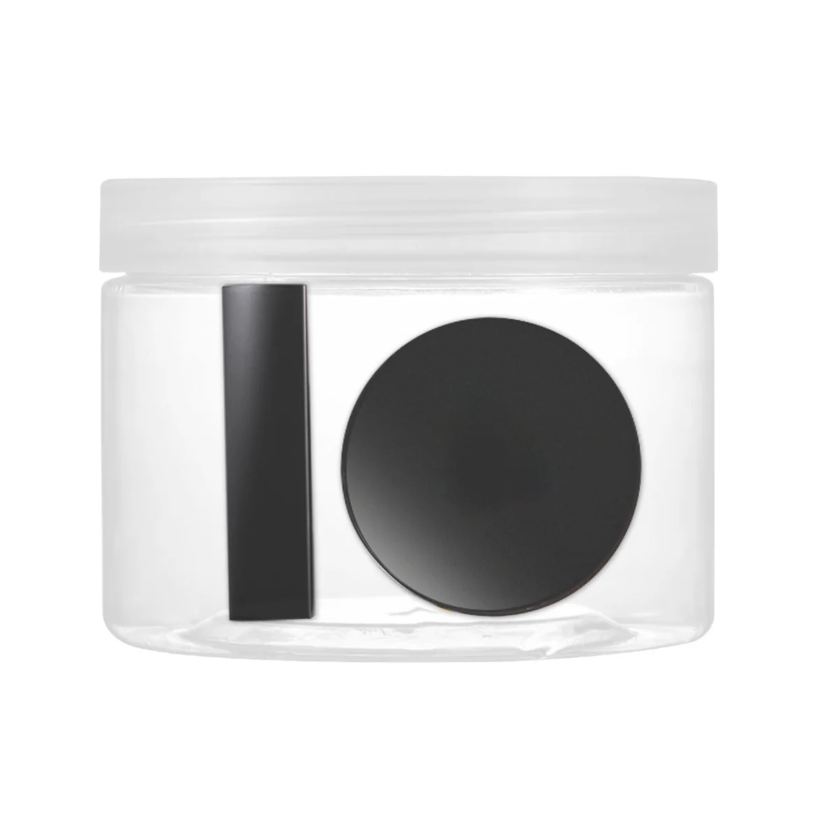 8 ชิ้น กระปุกเก็บของ ภาชนะพลาสติกใสสำหรับใส่เครื่องสำอางแบบพกพา ขนาดเล็ก สำหรับใส่ครีมและแป้ง