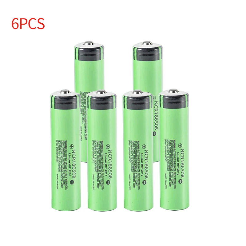 100% Nieuwe Originele NCR18650B 3.7V 3400mAh 18650 batterij Puntige Kop Oplaadbare Batterij voor Zaklamp Draagbare Fan Scheermes