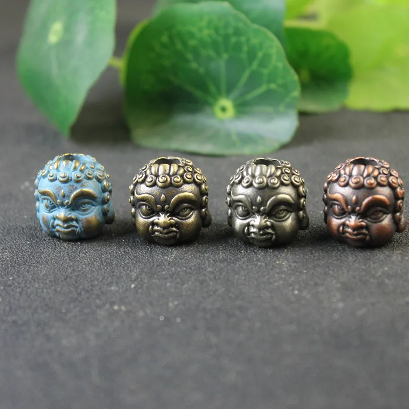 

Будда аланата латунный для повседневного использования, бусина из Паракорда, нож, ручка, шнурок, подвески, ювелирные изделия, аксессуары для браслетов