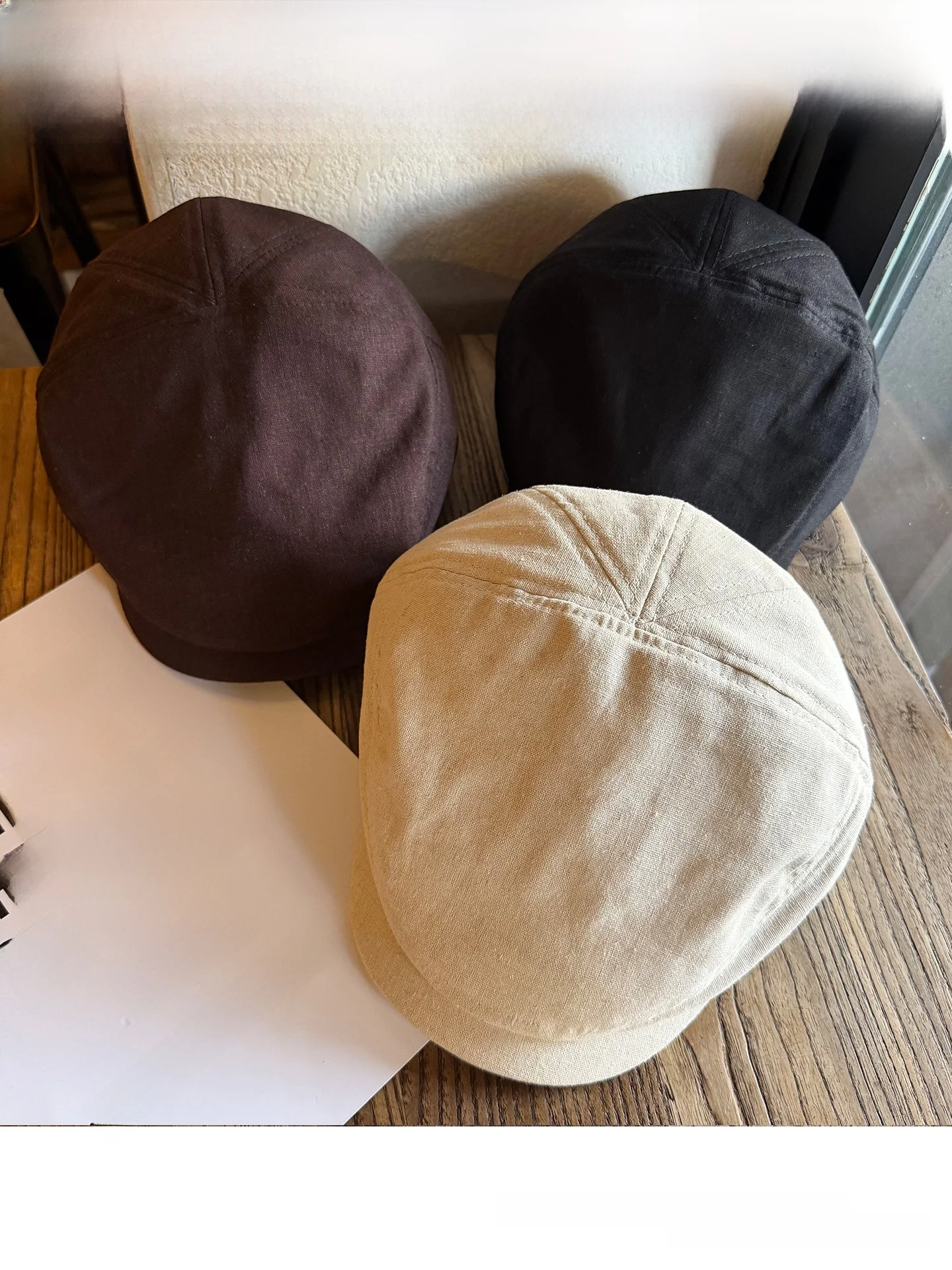 bone-casual-versatil-de-linho-e-algodao-em-cor-pura-estilo-japones-retro-para-mulheres-novo-para-primavera-e-verao