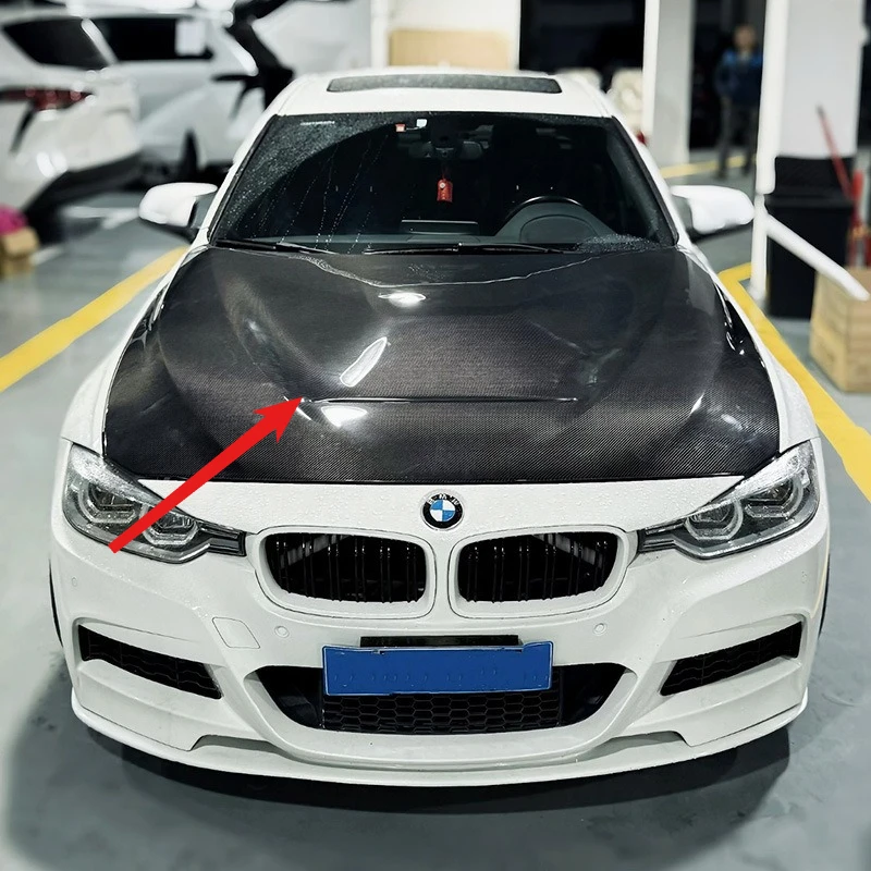 

Applicable To 2013-2019 BMW 3 Series F30 F35 GTS Carbon Fiber Cover Open Hole Hood Non-destructive Installation