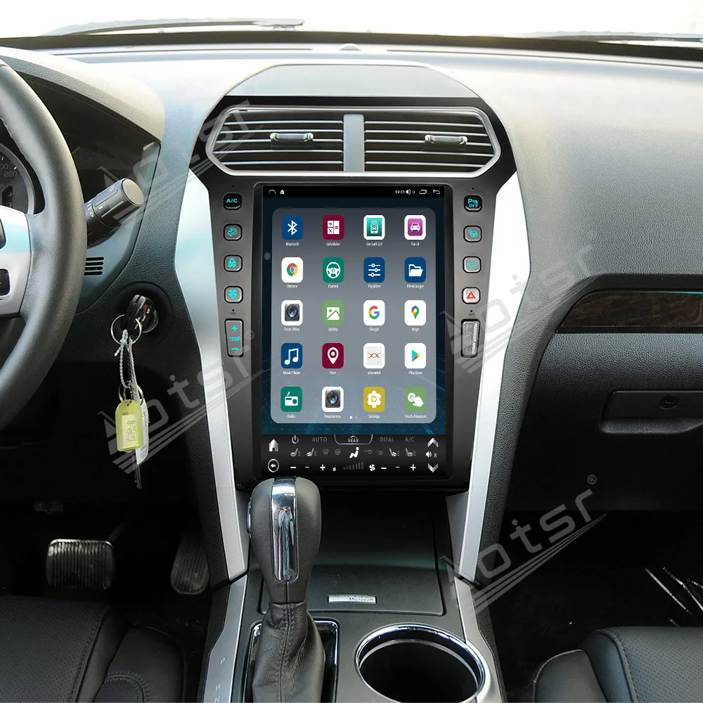 

Для Ford Explorer 2011-2019 13,6-дюймовый Android 14 CarPlay Автомобильный радиоприемник с сенсорным экраном Мультимедийный плеер GPS-навигация DSP 4G HeadUnit