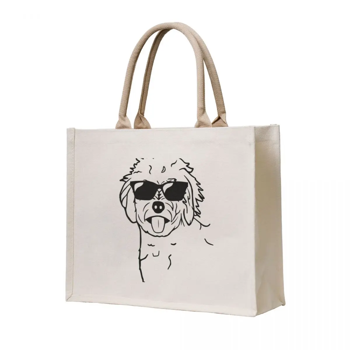 

Golden Doodle Tote Bag Customizable tote woman ecological bags large