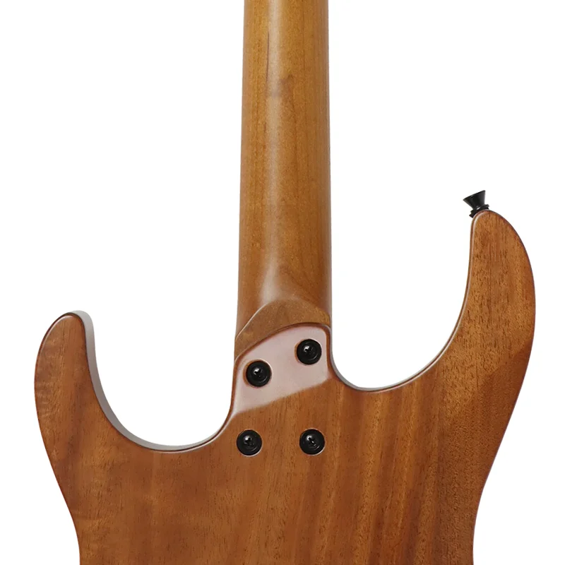 Wholesale High Grade Poplar Body Roasted Maple Neck Fingerboard 24 Frets Round End Fret 6 String Guitar Electric