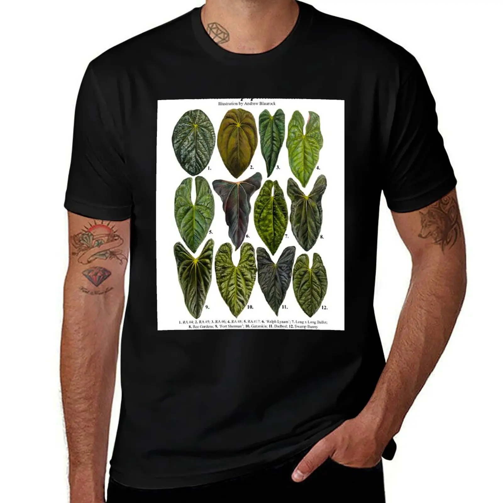 

Anthurium papillilaminum I T-Shirt printed t shirts for man t shirts for man cotton T-Shirt