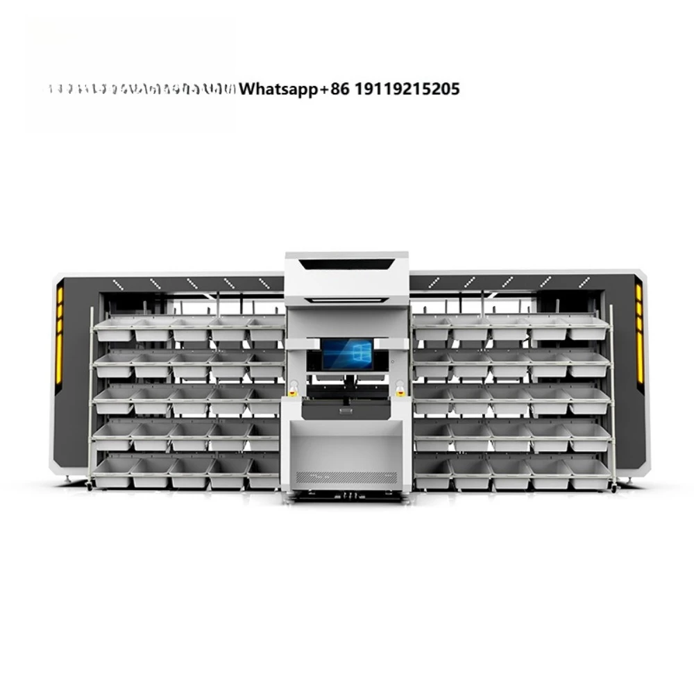 GTS100 Automatic 3D Seeding Wall Sorting Putwall System E-commerce Sorting Machine 2500 PCS/H 100 Slots