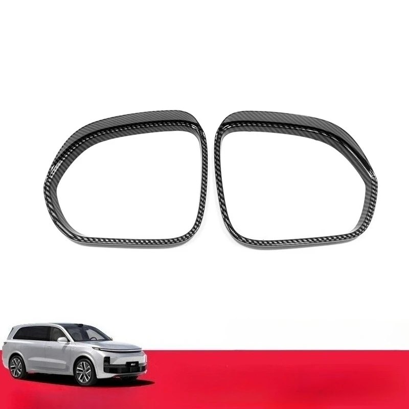 

For LIxiang L9 Exterior modification special rearview mirror rain eyebrow frame rain shield