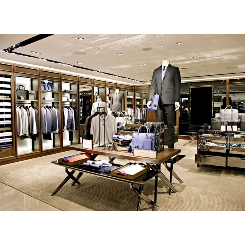 custom.Retail China Factory Outlet Modern Display Furniture Store Clothing Design