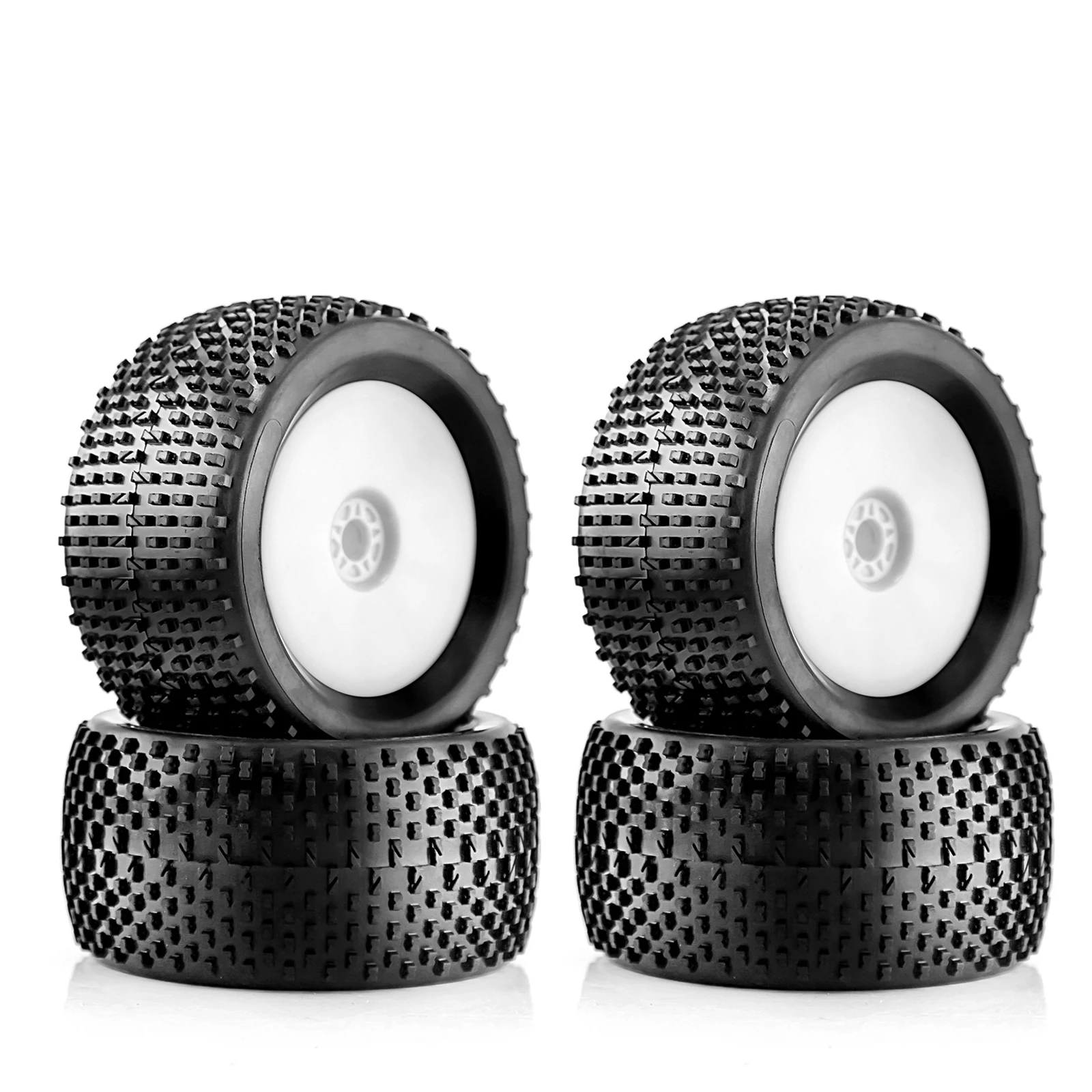 140mm Off Road Buggy Tires Wheel 17mm Hex Hubs for 1/8 RC Racing Car 4WD Nitro HPI HSP BAZOOKA CAMPER Kyosho ZD